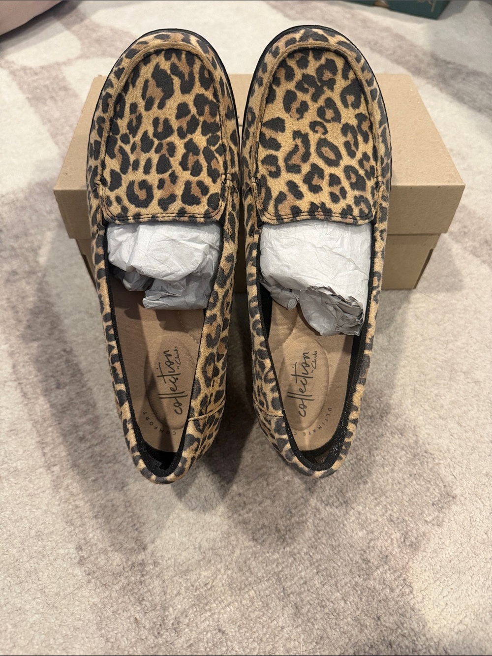 Leopard Print Slip-On Loafers - Women's Casual Comfort